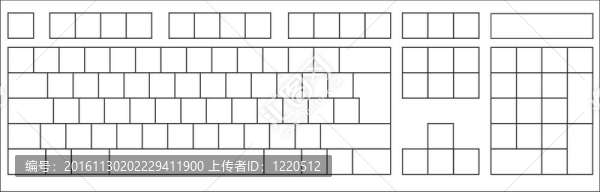 空白的鍵盤