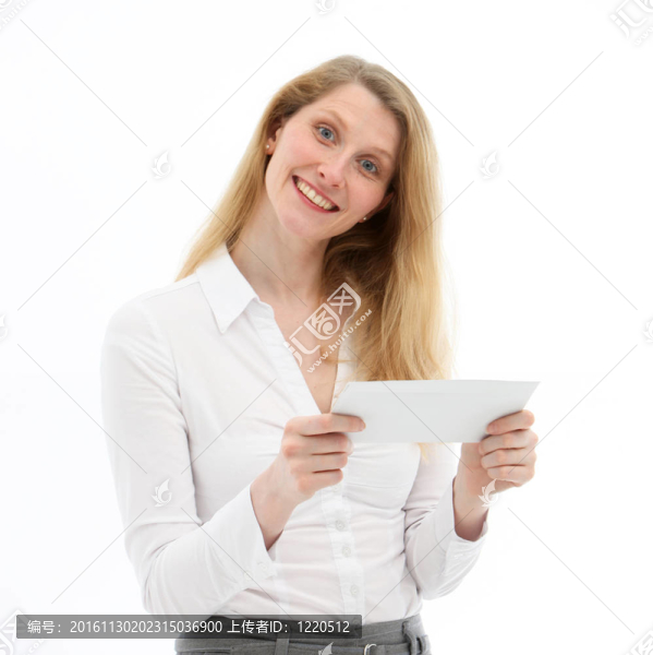 警惕響應女人看相機