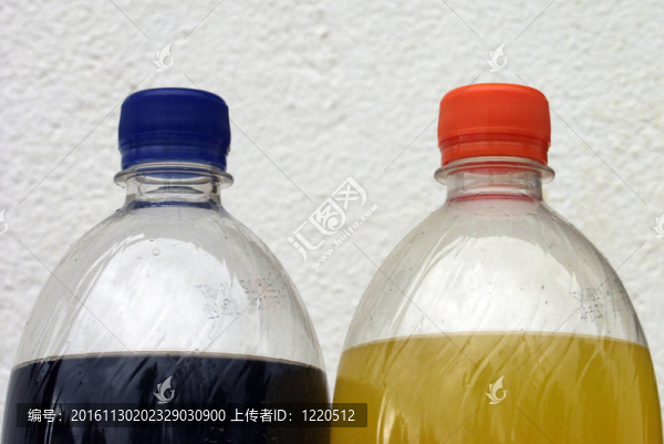 兩個(gè)塑料瓶