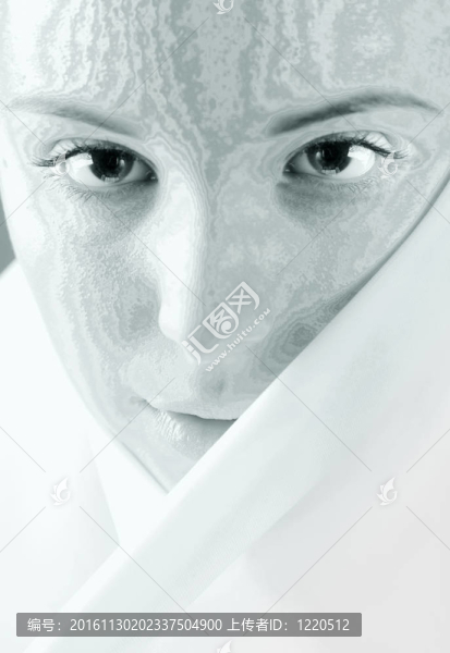 幻想。成人漂亮女人肖像