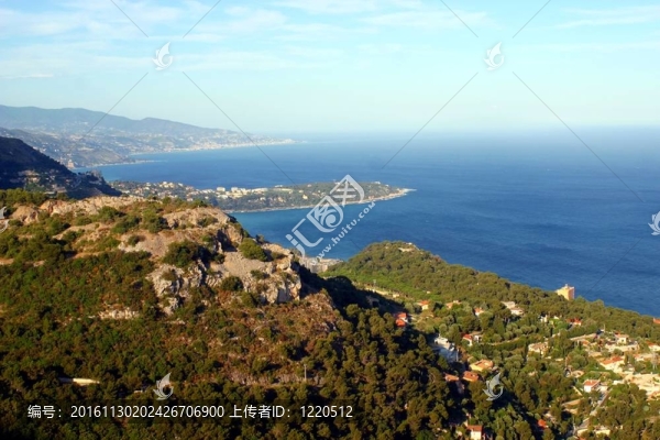 摩納哥市的空中觀