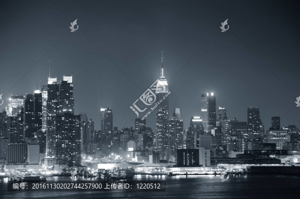 紐約市曼哈頓黑與白