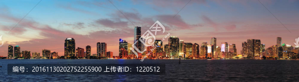邁阿密的夜景