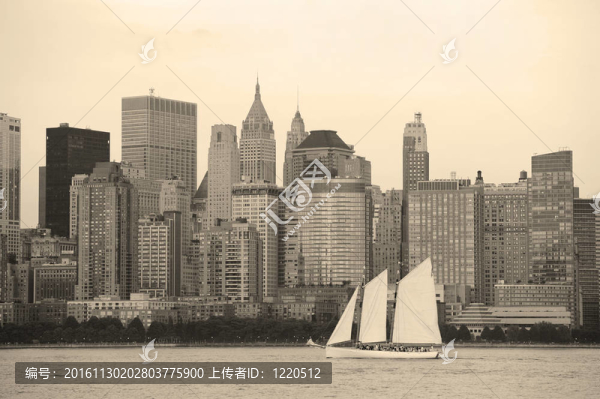 紐約市曼哈頓黑與白