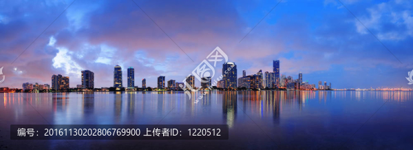 邁阿密的夜景