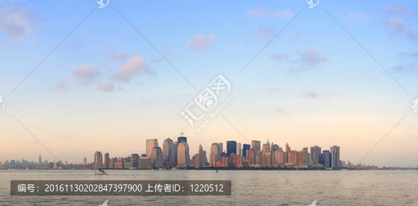 紐約市曼哈頓日落