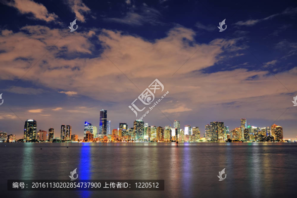 邁阿密的夜景