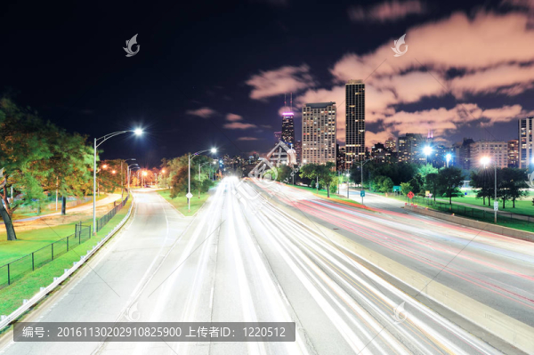 芝加哥的夜晚