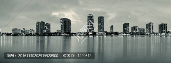 邁阿密的夜景