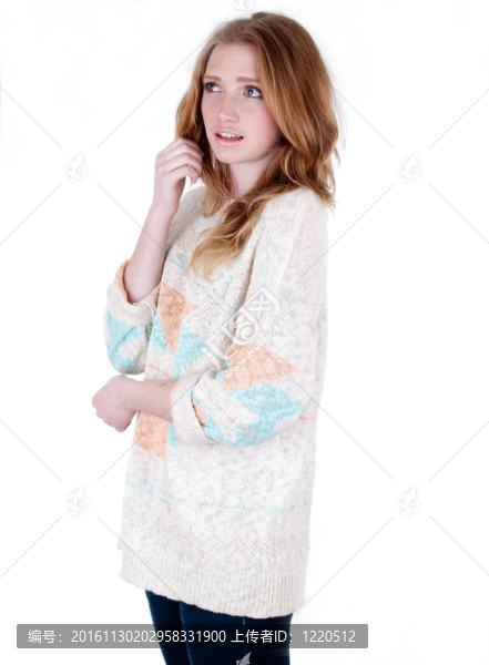 年輕女性畫像。