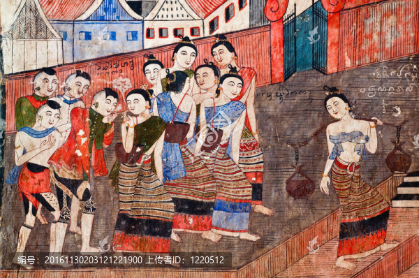 古代佛教寺廟壁畫