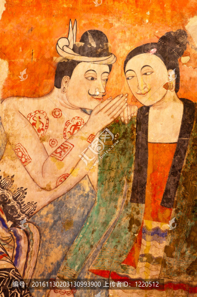 古代佛教寺廟壁畫