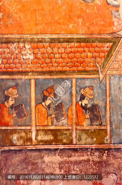 古代佛教寺廟壁畫