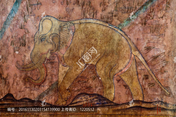 古代佛教寺廟壁畫