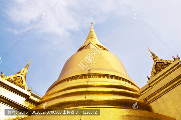 大王宮和玉佛寺在曼谷；泰國