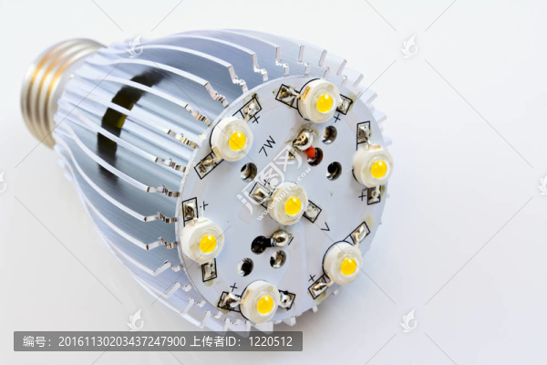 LED燈泡與1瓦SMD芯片沒有玻璃蓋