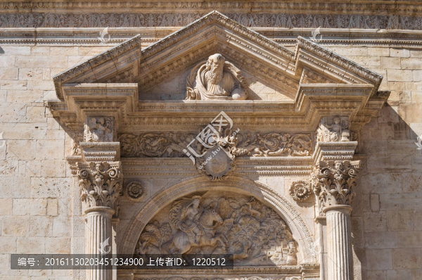 圣Eustachio教堂。Acquaviva,delle,Fonti。普利亞。意大利.
