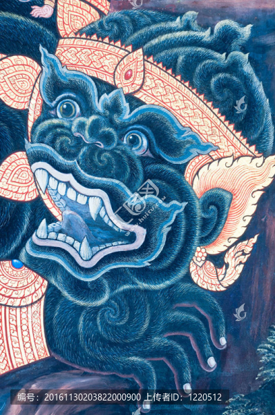 老式泰國傳統(tǒng)藝術(shù)畫