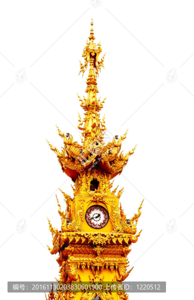 寺廟平臺(tái)的黃金細(xì)節(jié)