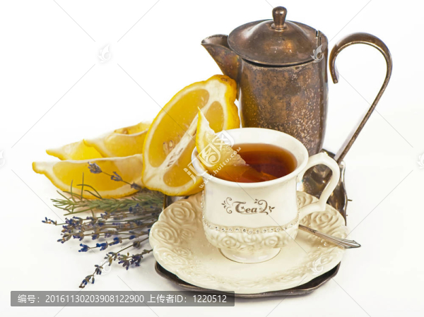 杯子和檸檬茶