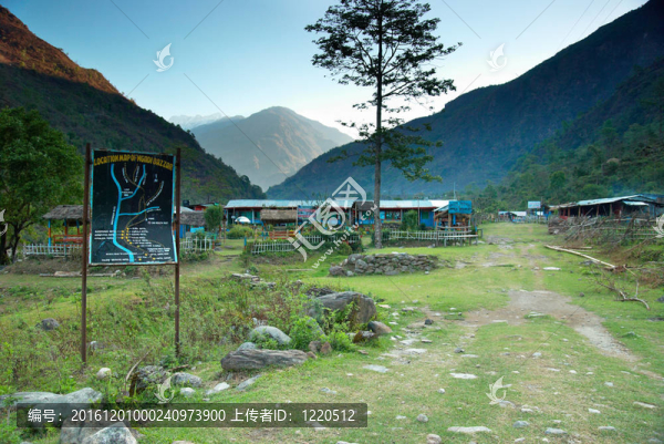 喜馬拉雅山藏族村。