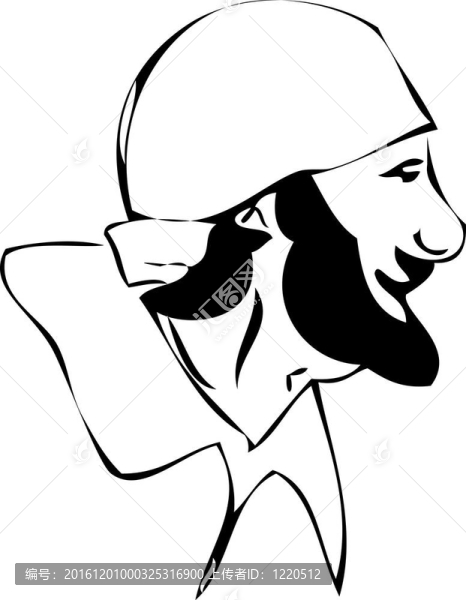 留著胡子的男人