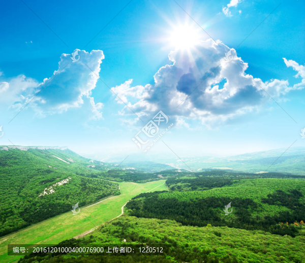 美麗的山地景觀。