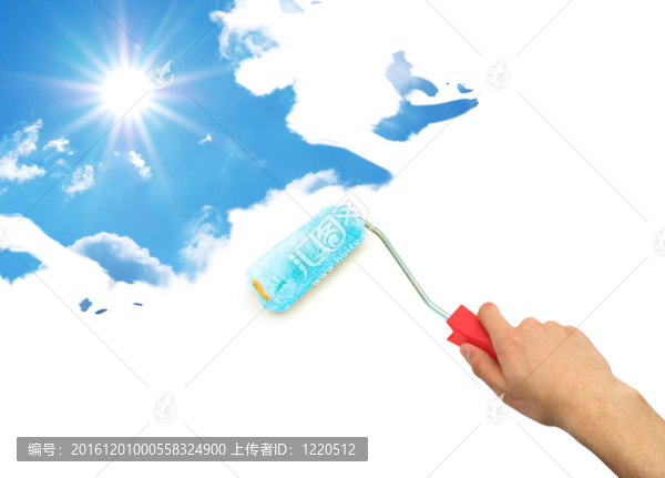 孤立的壓板和天空
