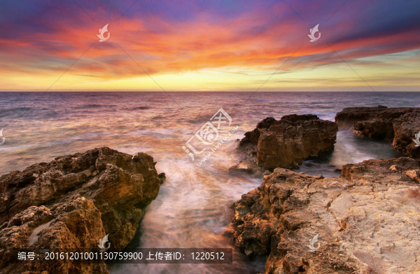 美麗的海景