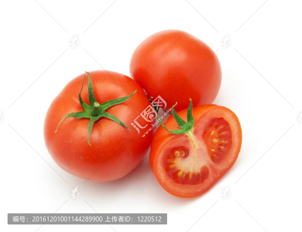 孤立的西紅柿。設(shè)計(jì)元素。