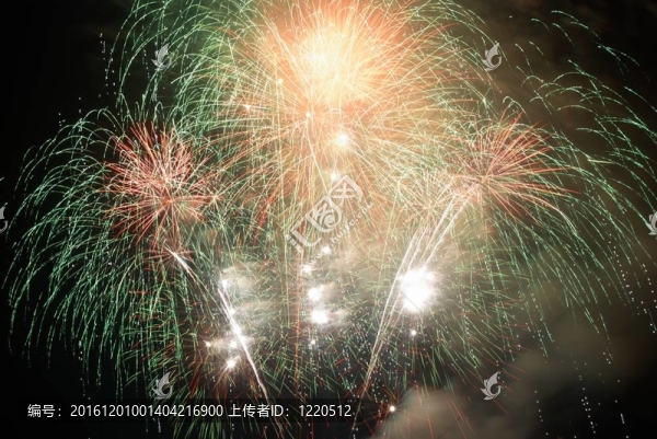美麗的問(wèn)候和煙火