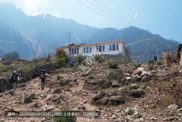 喜馬拉雅山藏族村。