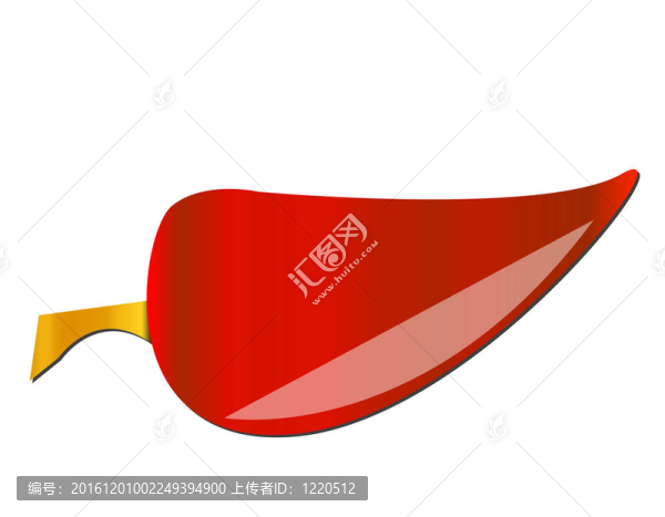 辣椒紅色標志
