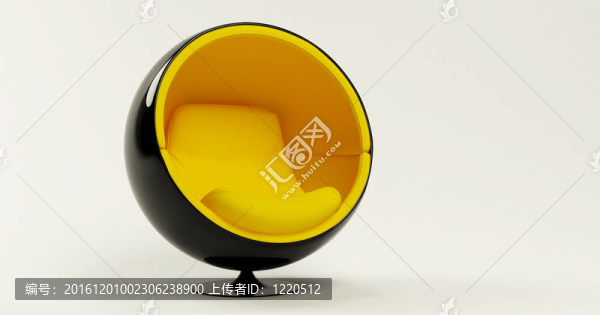現(xiàn)代黃繭球椅