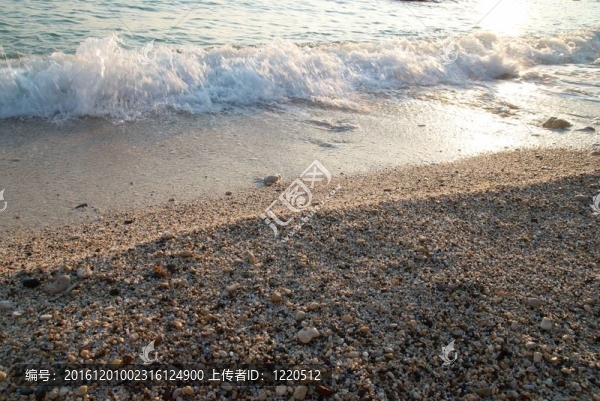 海的沙灘