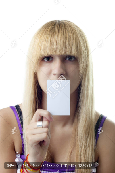 帶名片的女人