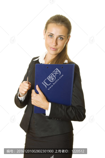 西裝夾的女商人