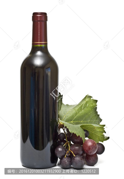紅酒瓶。