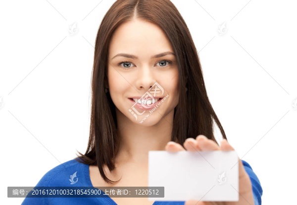 帶名片的女人