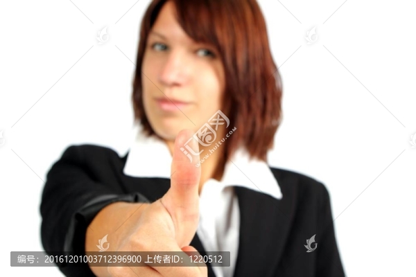 業(yè)務(wù)的女孩