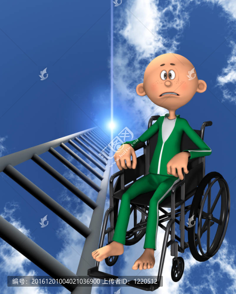 心煩Man,In,Wheelchair
