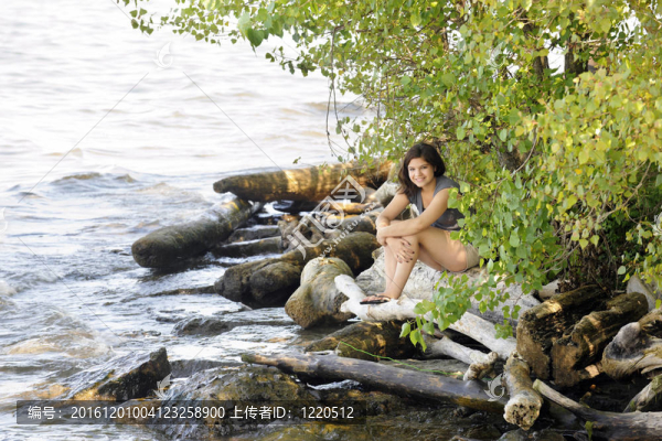 沐浴在樹蔭下