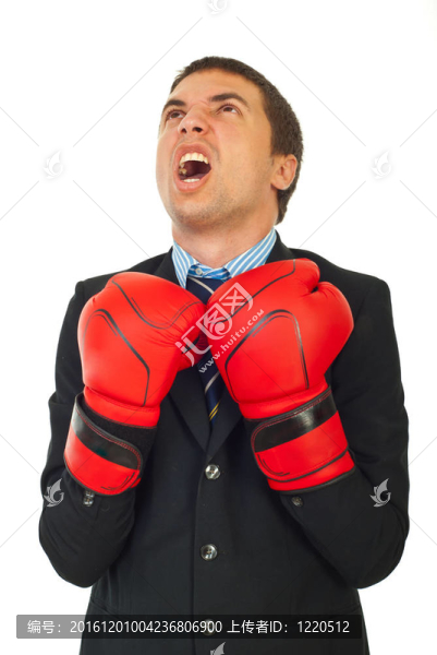 傷心的商人喊