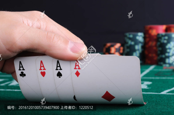 放置一個撲克玩家