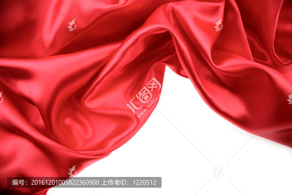 紅色的絲綢