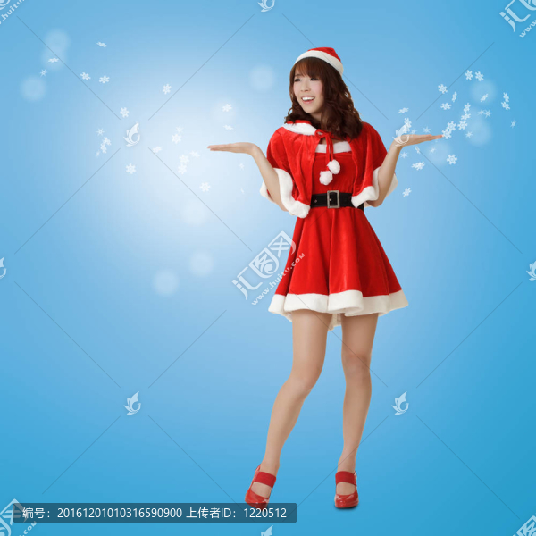 圣誕節(jié)的女人