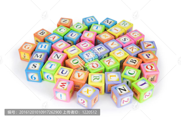 學(xué)習(xí)與教育概念-字母積木