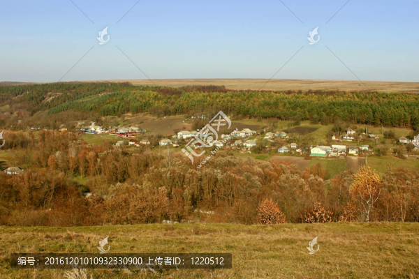秋天的鄉(xiāng)村景觀