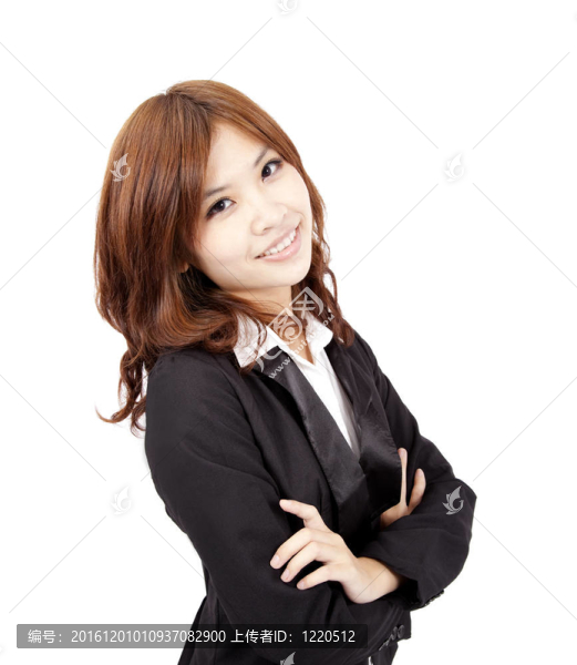 年輕美麗的亞洲辦公室女士