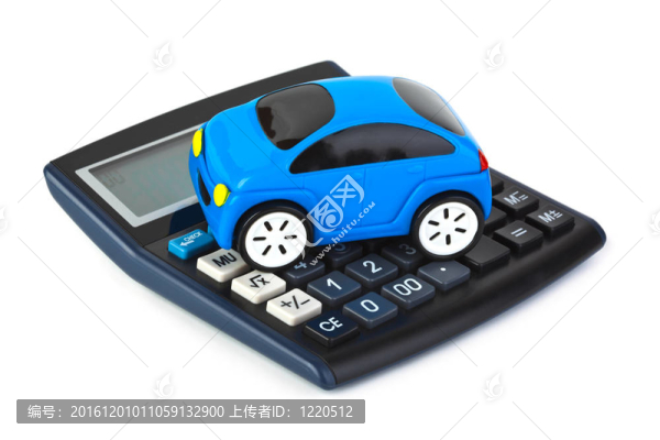 計算器和玩具車